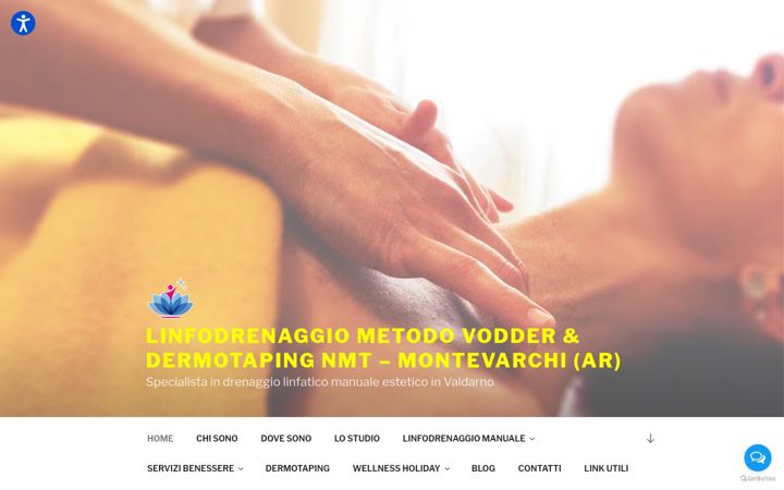 Screenshot of linfodrenaggio-dermotaping.it