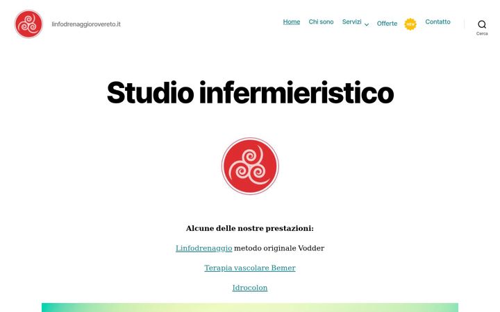 Screenshot of linfodrenaggiorovereto.it