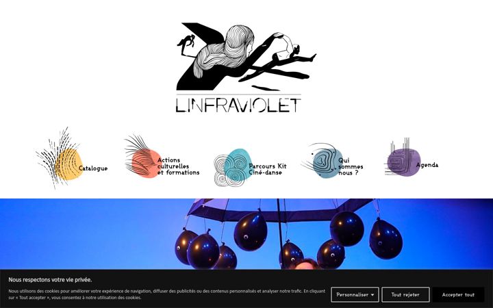 Screenshot of linfraviolet.com