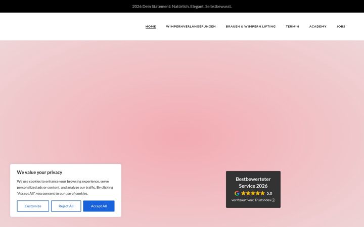 Screenshot of lingbeauty.ch