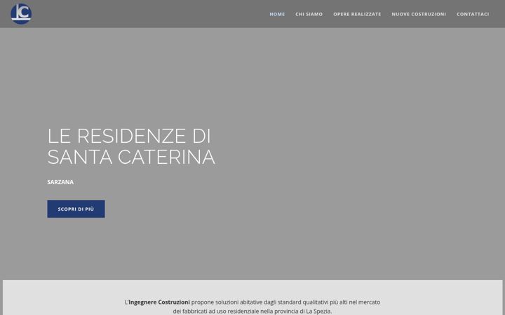 Screenshot of lingegnerecostruzioni.it