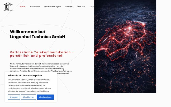 Screenshot of lingenhel-tech.ch