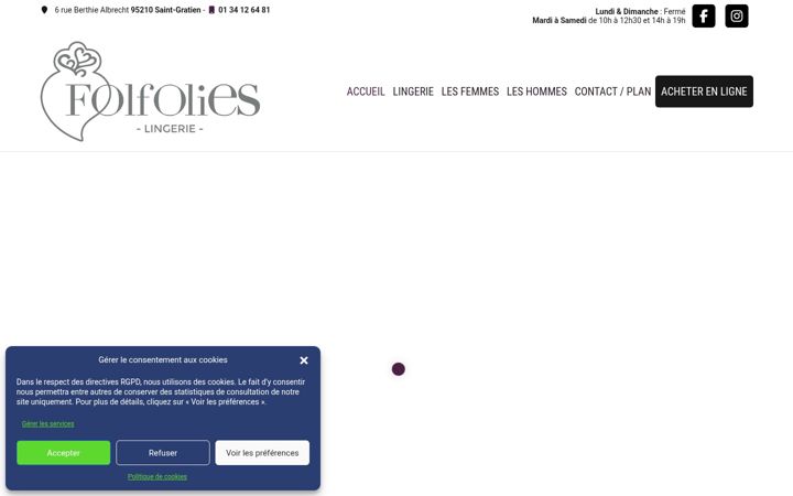 Screenshot of lingerie-folfolies-stgratien.com