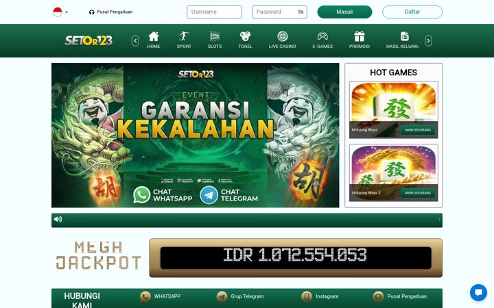 Screenshot of lingkungansetorsatuduatiga.com