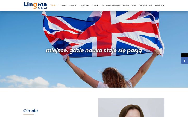 Screenshot of lingma.pl