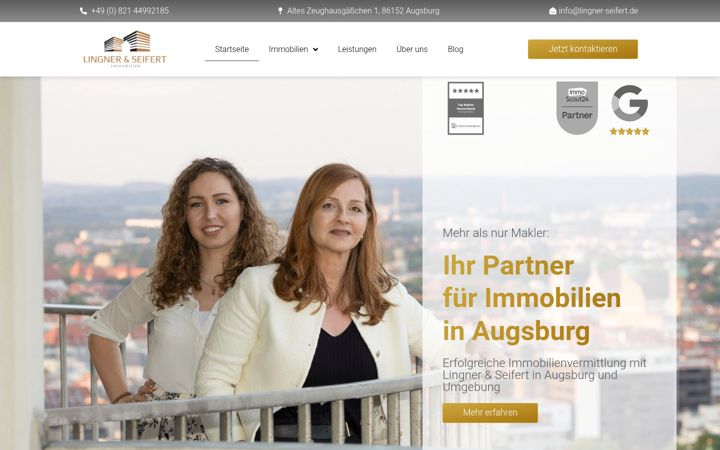 Screenshot of lingner-seifert.de