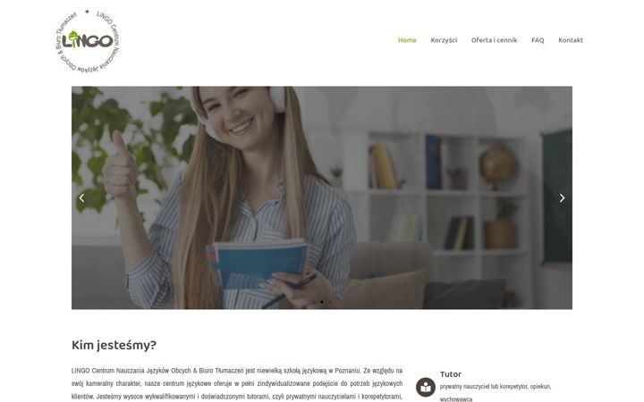 Screenshot of lingo-poznan.pl