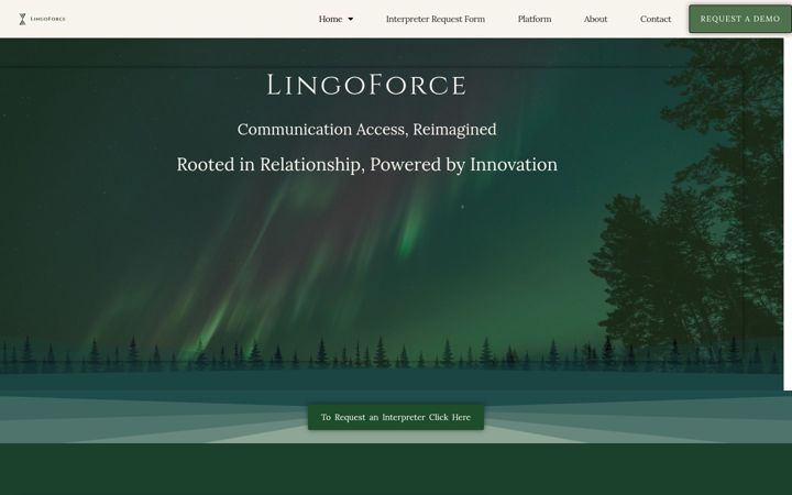 Screenshot of lingoforce.com