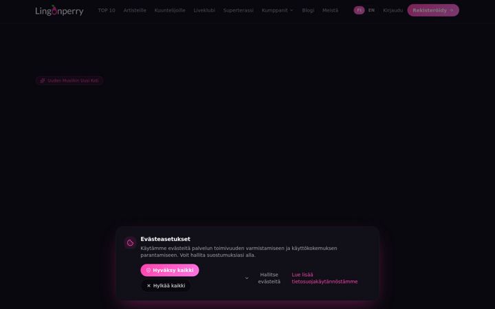 Screenshot of lingonperry.com