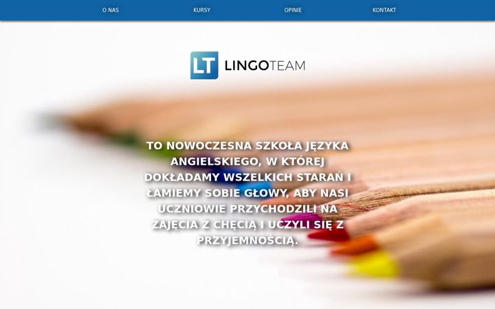 Screenshot of lingoteam.pl