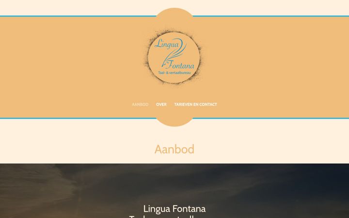 Screenshot of linguafontana.be