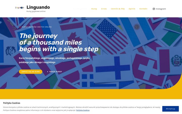 Screenshot of linguando.pl