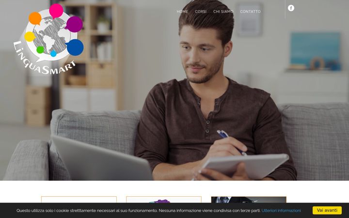 Screenshot of linguasmart.it
