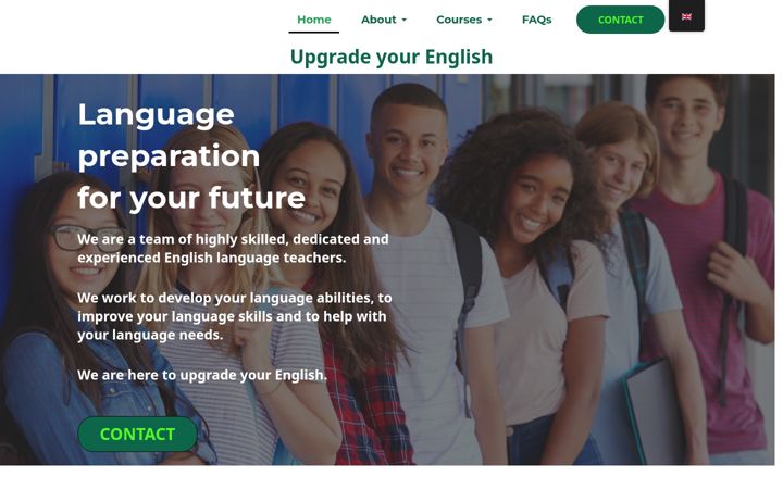 Screenshot of linguaupgrade.com