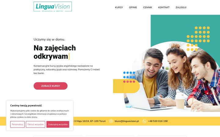 Screenshot of linguavision.pl
