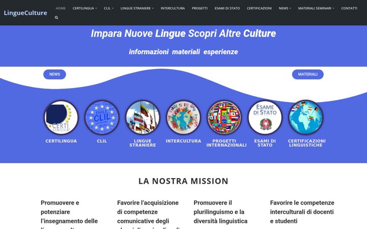 Screenshot of lingueculture.net
