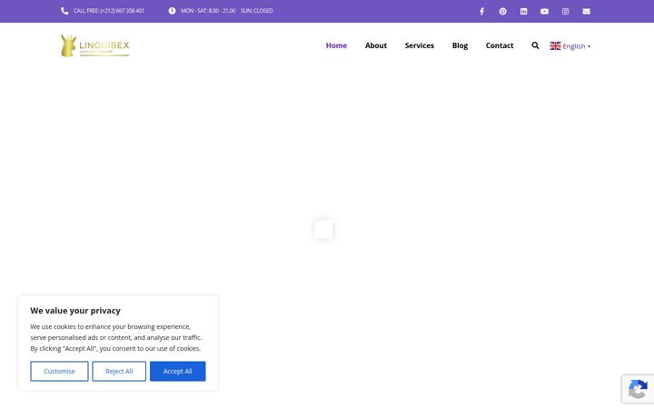 Screenshot of linguibex.com