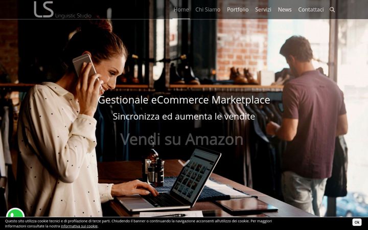Screenshot of linguisticstudio.it