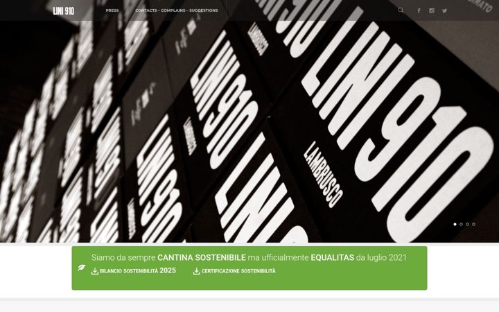 Screenshot of lini910.it