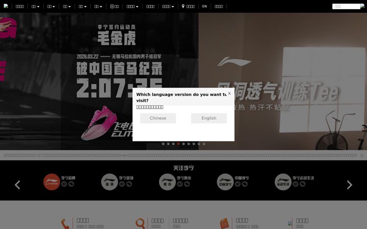 Screenshot ta' lining.com