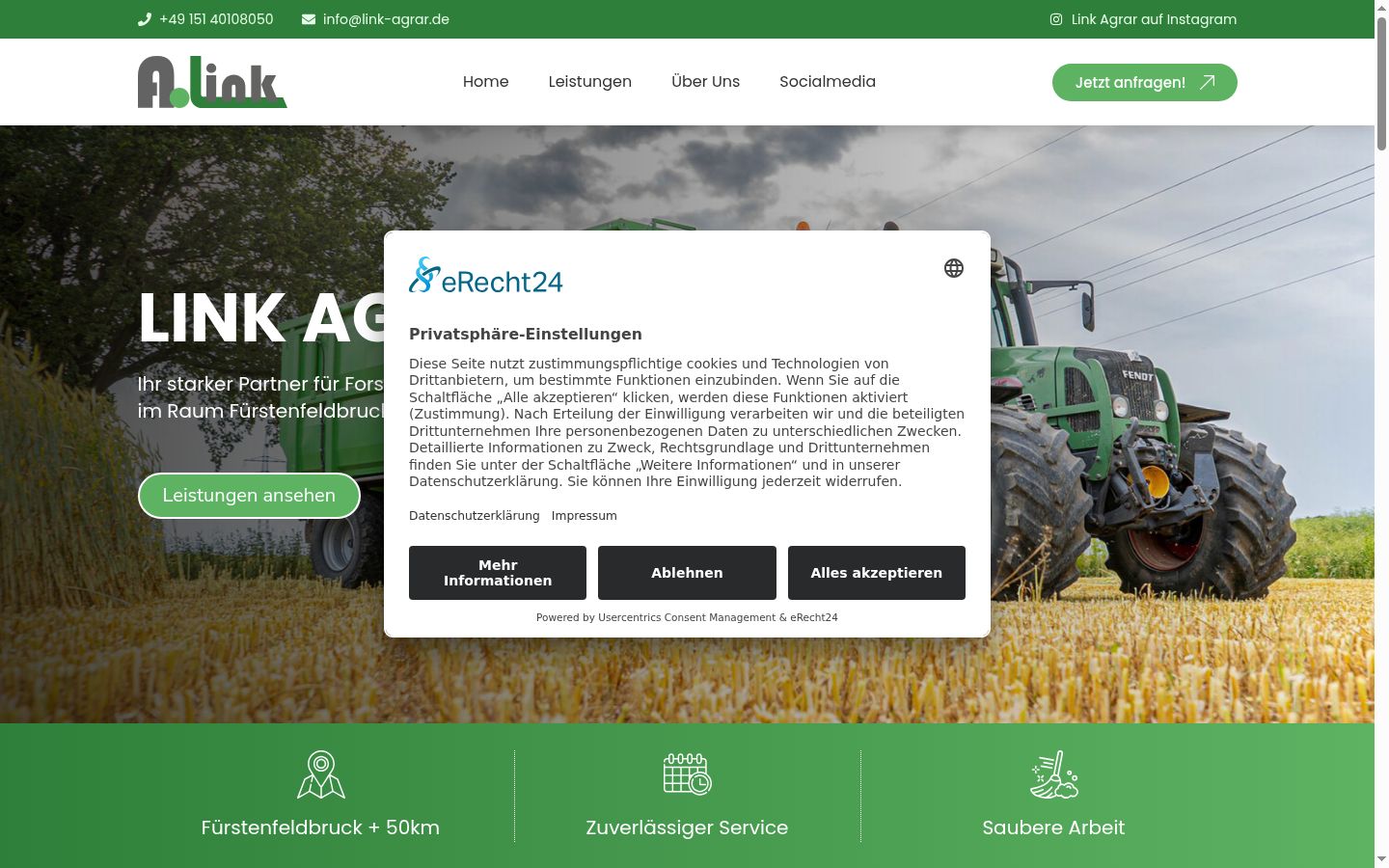 Zrzut ekranu banera zgody wyświetlanego przed jakąkolwiek interakcją