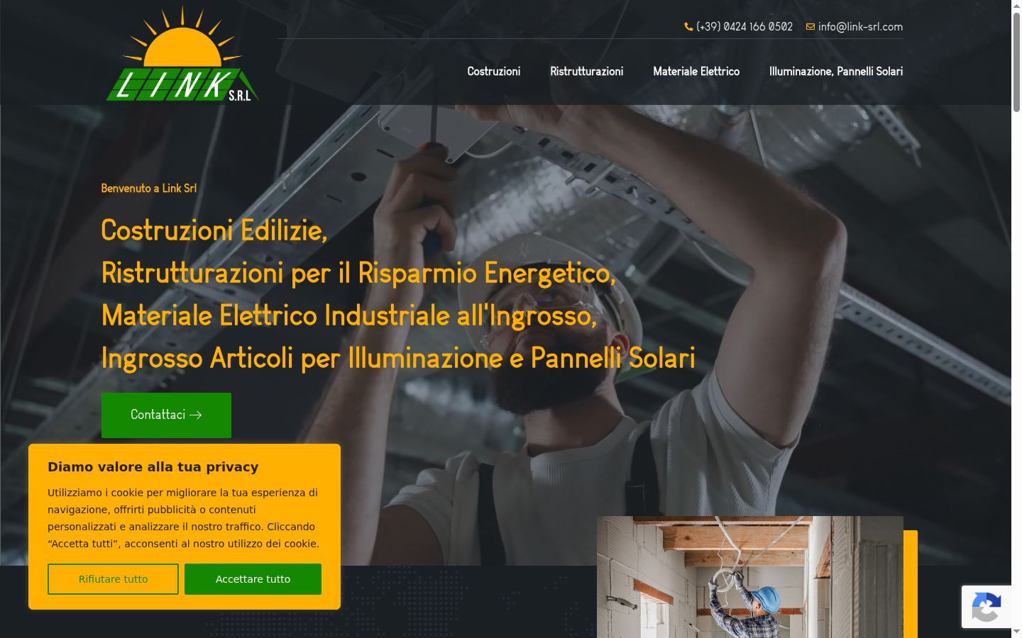 Capture d'écran de la bannière de consentement affichée avant toute interaction