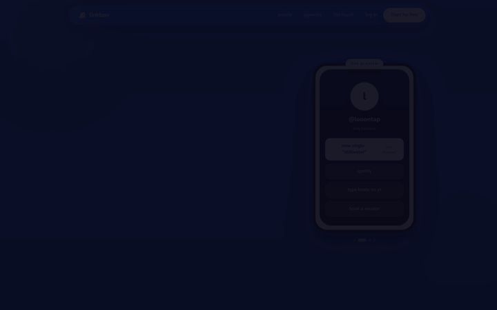 Screenshot of link.boo