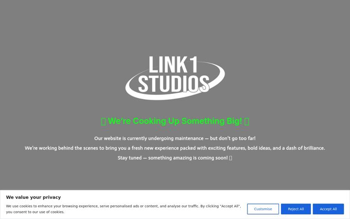 Screenshot of link1studios.com
