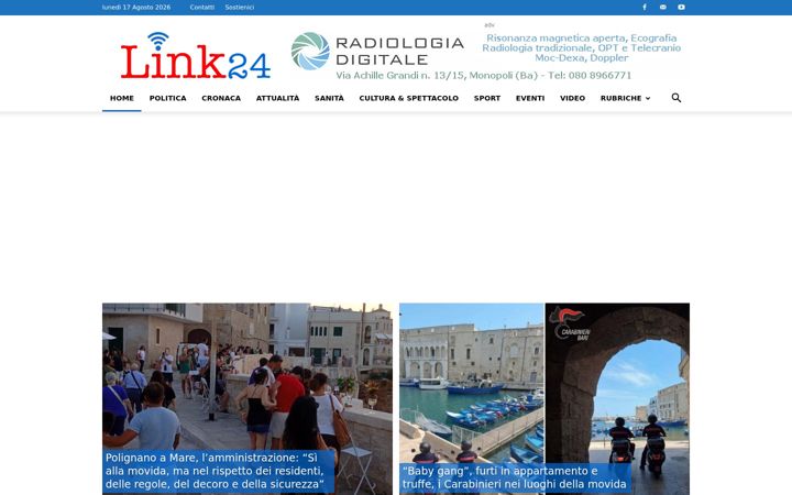 Screenshot of link24.it