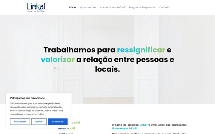 Screenshot of linkal.com.br