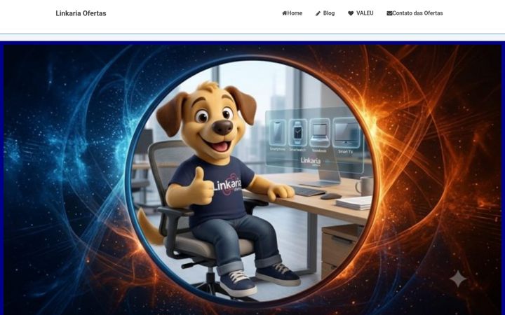 Screenshot of linkaria.com.br