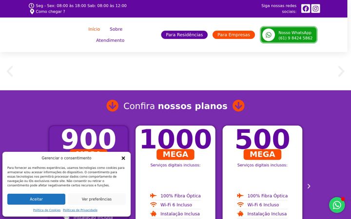 Screenshot of linkartelecom.com.br