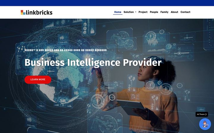 Screenshot of linkbricks.com