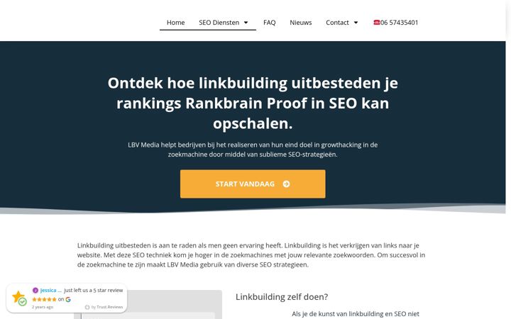 Screenshot ta' linkbuildingvoordeel.nl
