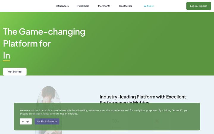 Screenshot of linkbux.com