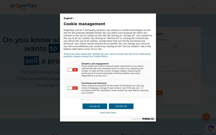 Screenshot of linkbyiad.com