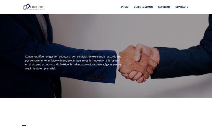 Screenshot of linkcif.com