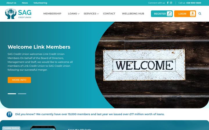 Screenshot of linkcreditunion.com