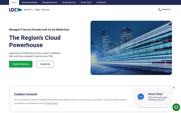Screenshot του linkdatacenter.net
