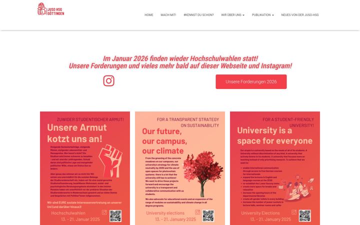 Screenshot of linke-kraft.de