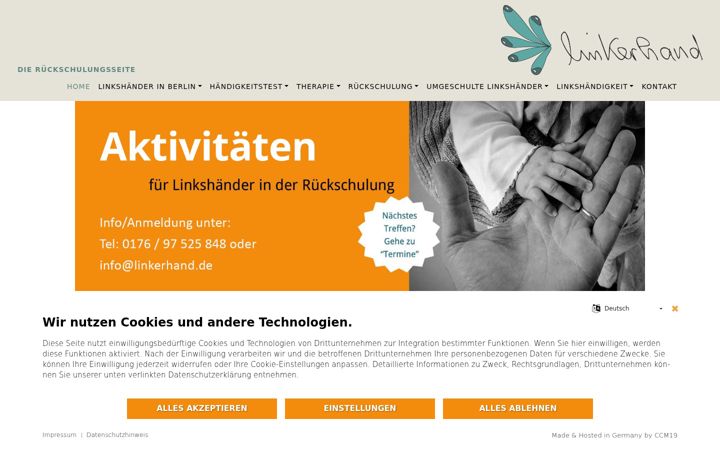 Screenshot of linkerhand.de