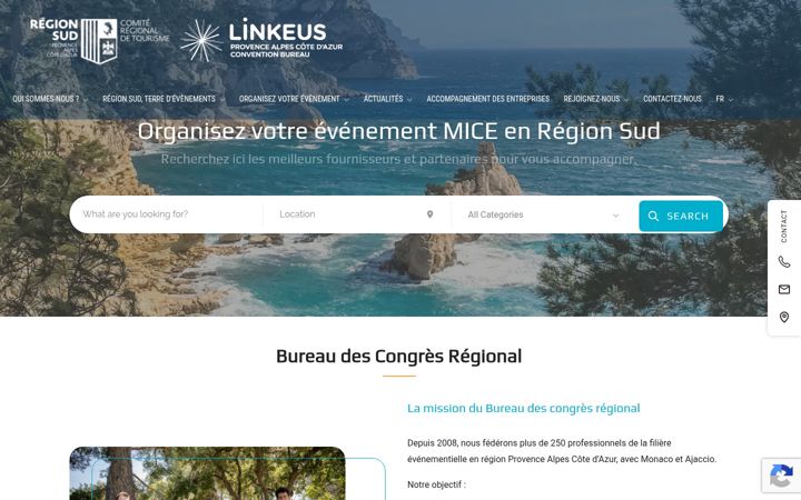 Screenshot of linkeus.fr