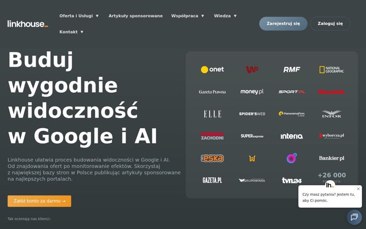 Screenshot of linkhouse.pl