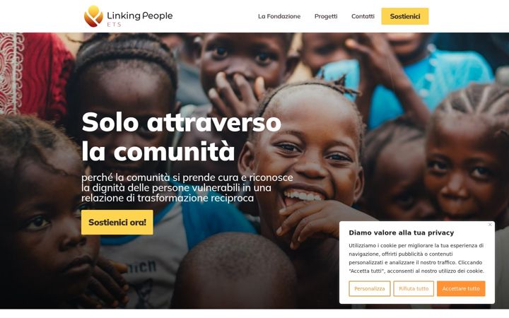 Screenshot of linkingpeople.it