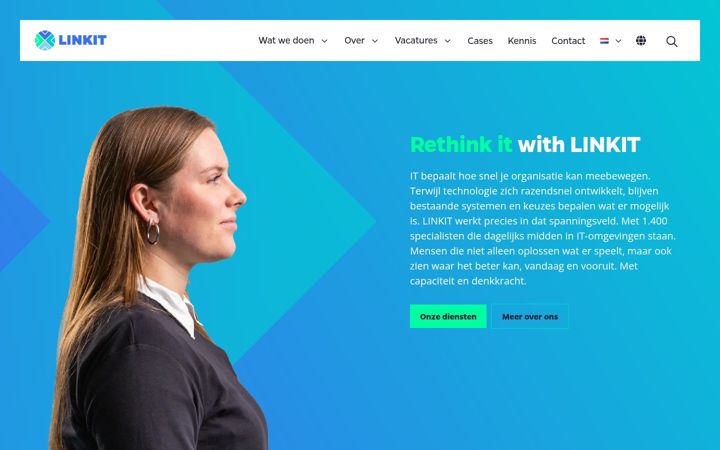Screenshot of linkit.nl