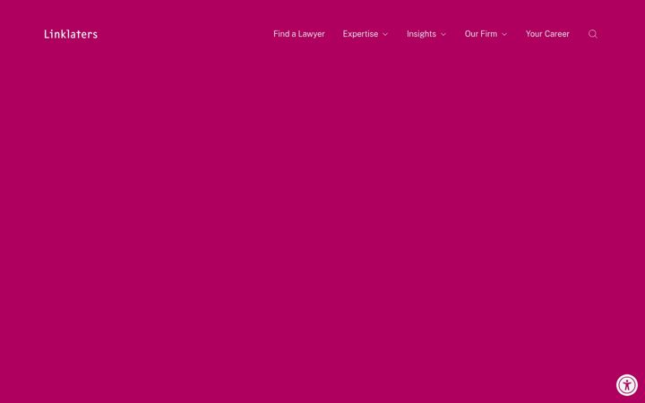 Screenshot di linklaters.com