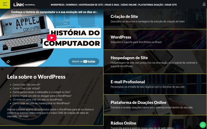 Screenshot of linknacional.com.br