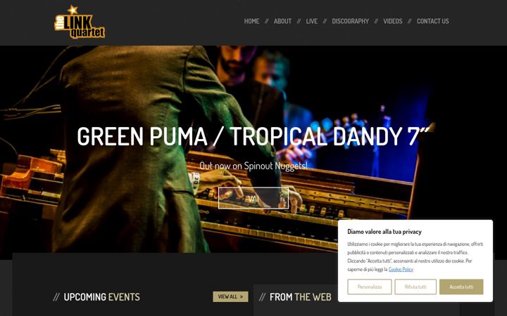 Screenshot of linkquartet.com
