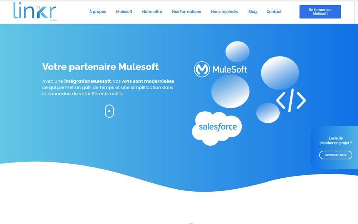 Screenshot of linkr-consulting.com