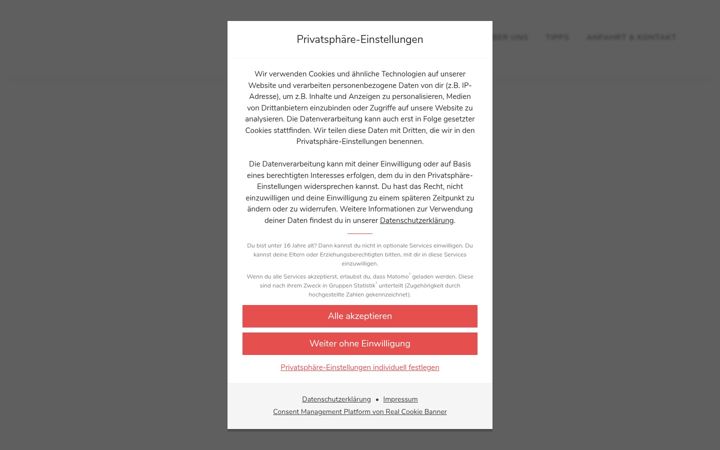 Screenshot of links-hilft.de